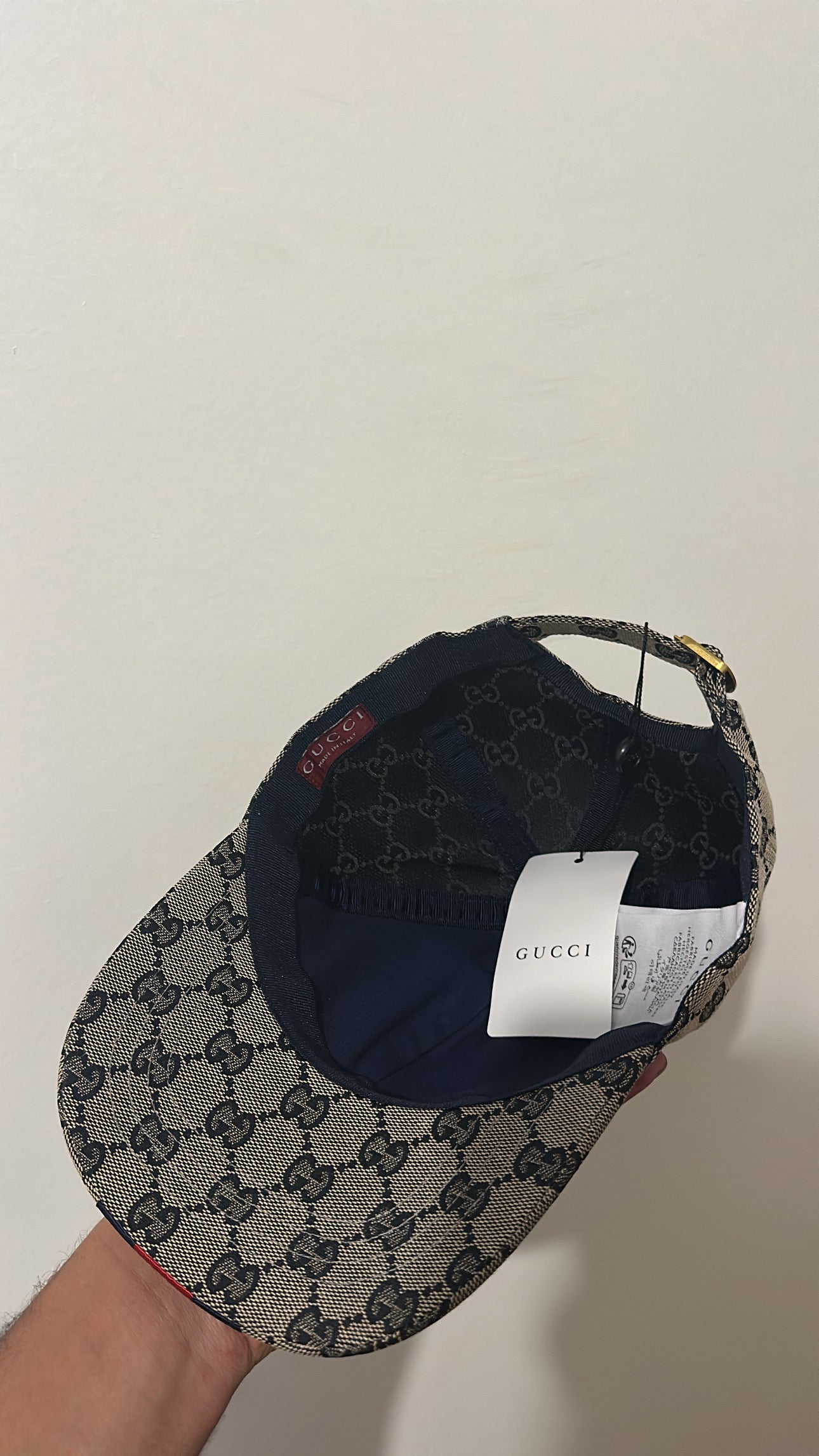 Gucci Cap Beige/Bleu